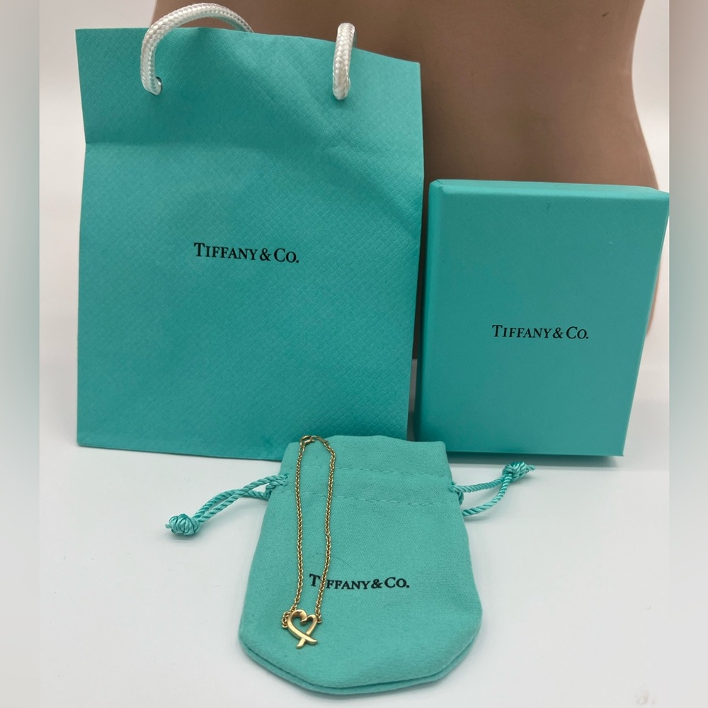 🔴Authentic TIFFANY & CO Gold 750 PALOMA PICASSO Loving Heart Bracelet🔴 - Picture 6 of 10